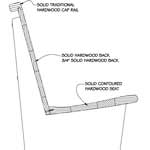 Pew body _number_720 cut section