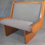 Pew body _number_825, shown with optional _number_728-C pew end