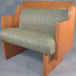Model _number_946 pew body, shown with optional 735-C pew end