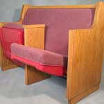 Marshall_quote_s Cathedral pew with armrest